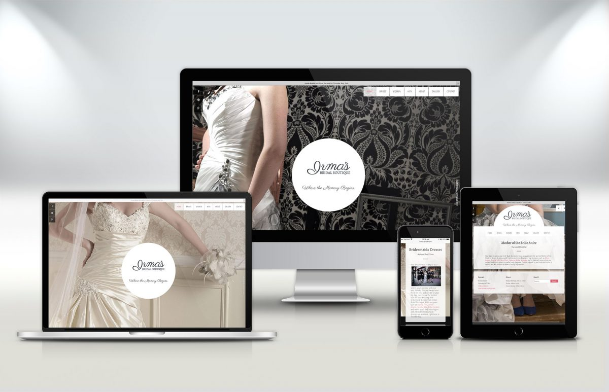 Irma's Bridal Boutique Website